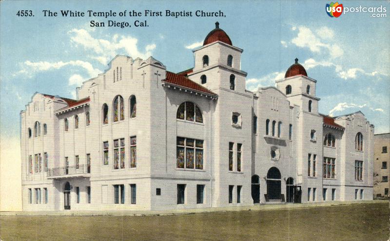 The White Templo of the First Baptist Church