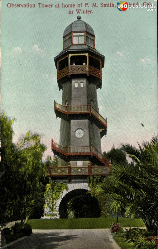 Observation Tower at home of F. M. Smith