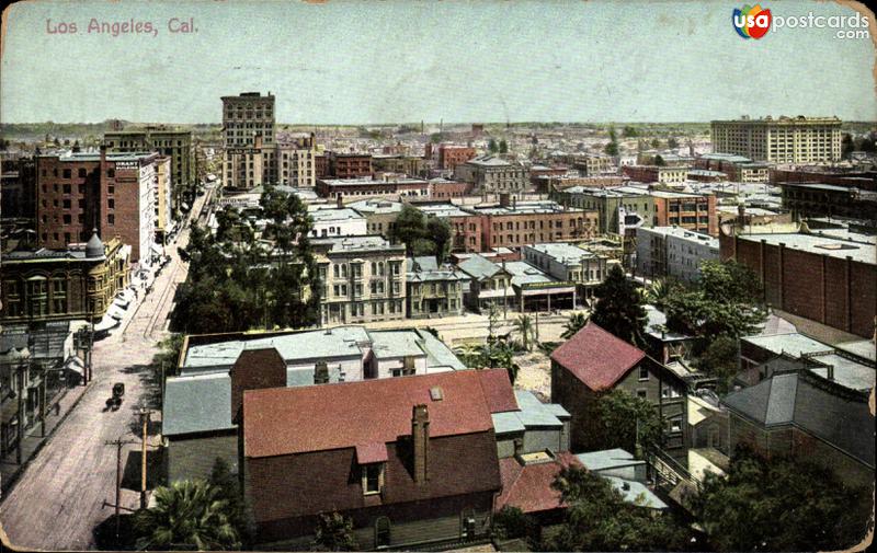 Panoramic view of Los Angeles