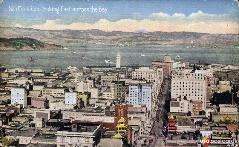 San Francisco looking East across the Bay