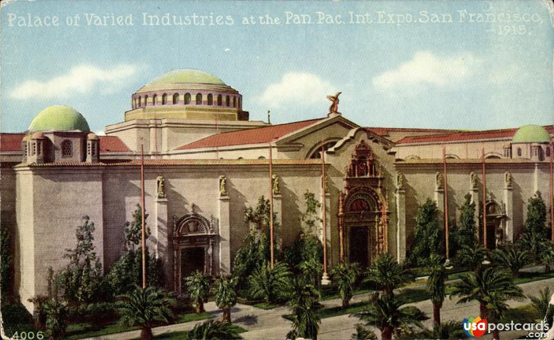 Palace of Varied Industries at the Panama Pacific International Exposition (1915)