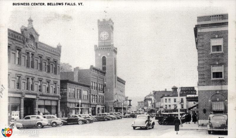 Pictures of Bellows Falls, Vermont, United States: Business Center