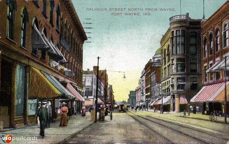 Pictures of Fort Wayne, Indiana, United States: Calhoun Street, North from Wayne