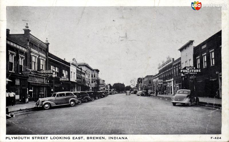 Plymouth Street looking East