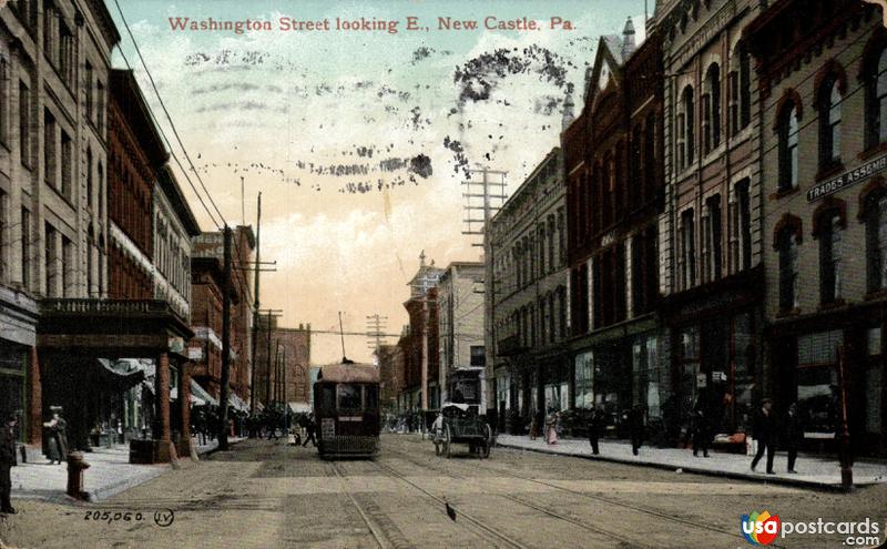 Washington Street, looking East