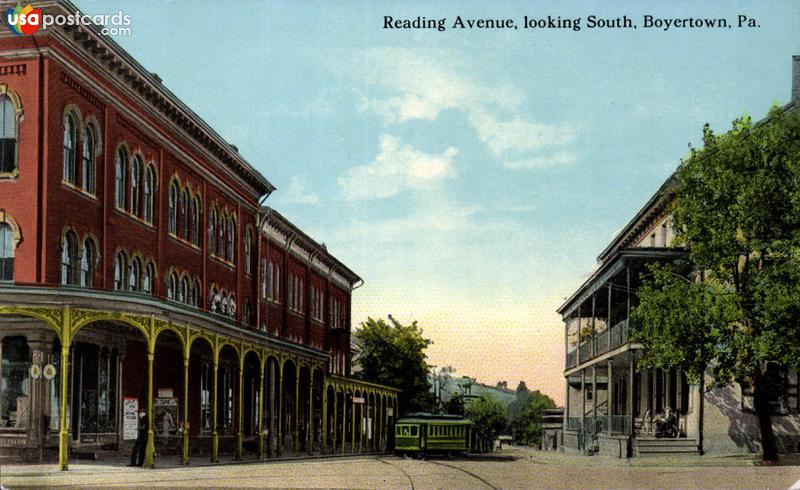 Reading Avenue, looking South