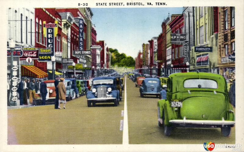 Pictures of Bristol, Tennessee, United States: State Street