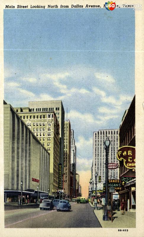 Main Street, looking North from Dallas Avenue