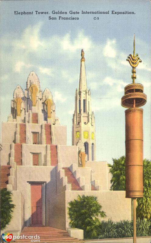 Elephant Tower, Golden Gate International Exposition