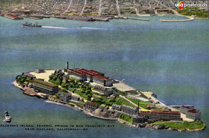 Alcatraz Island, Federal Prison in San Francisco Bay