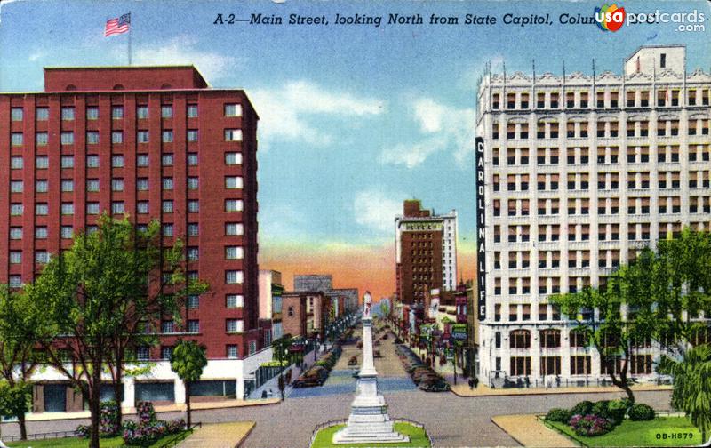 Main Street, looking North from State Capitol