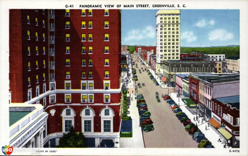 Panoramic view of Main Street