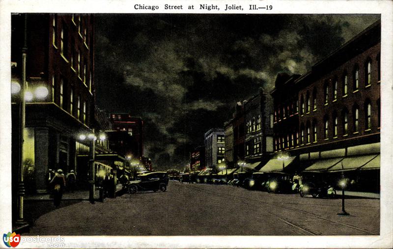 Chicago Street at night