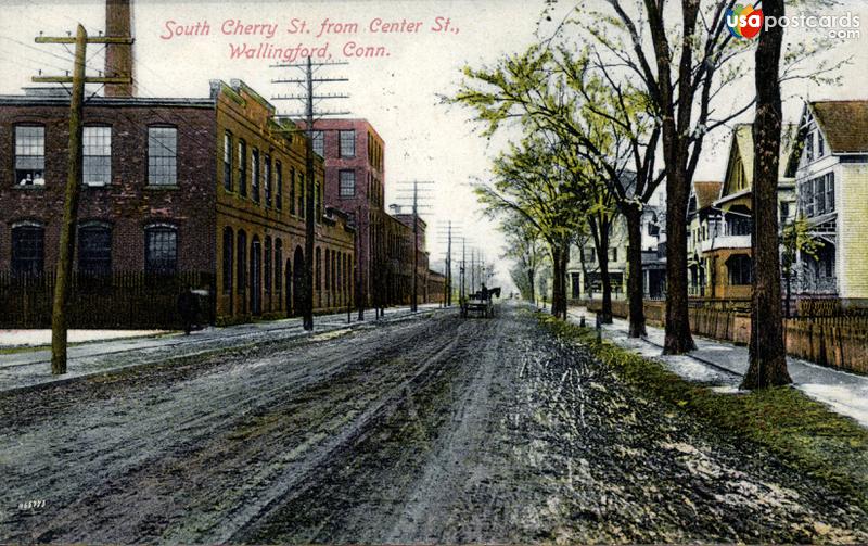 South Cherry Street, from Center Street