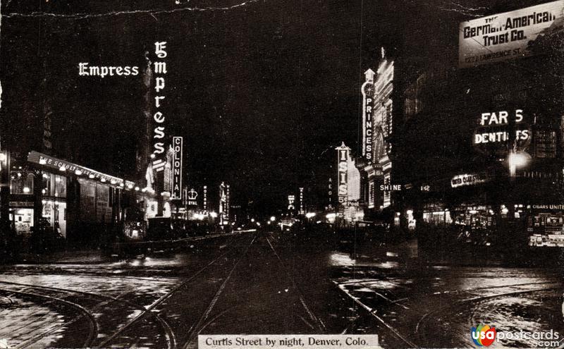 Curtis Street by night