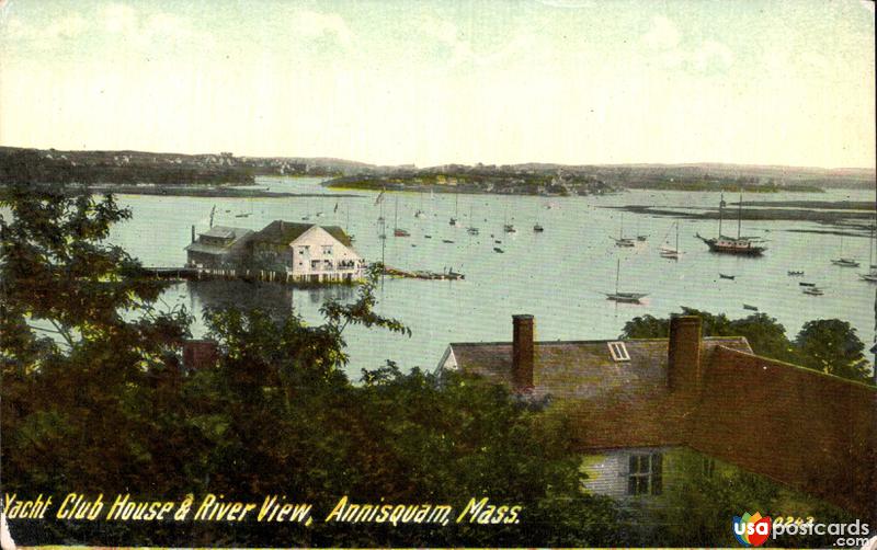 Yacht Club House and river view