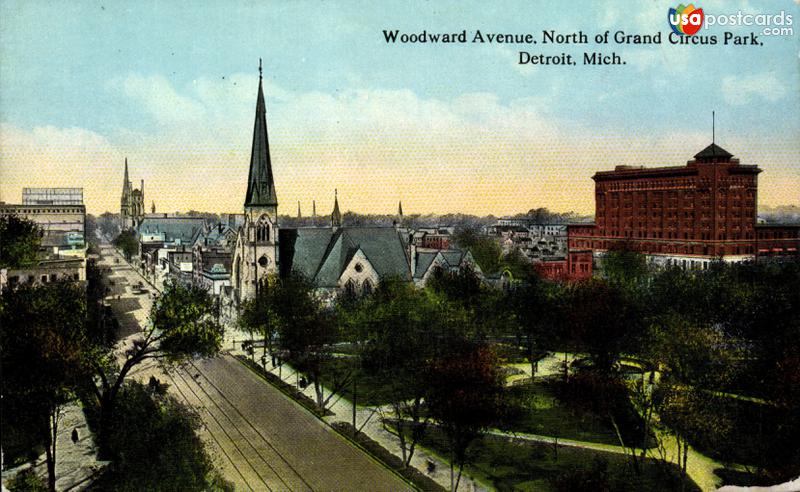 Woodward Avenue, North of Grand Circus Park