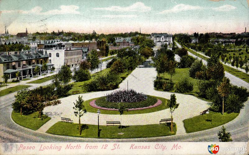 Paseo, looking North from 12th Street