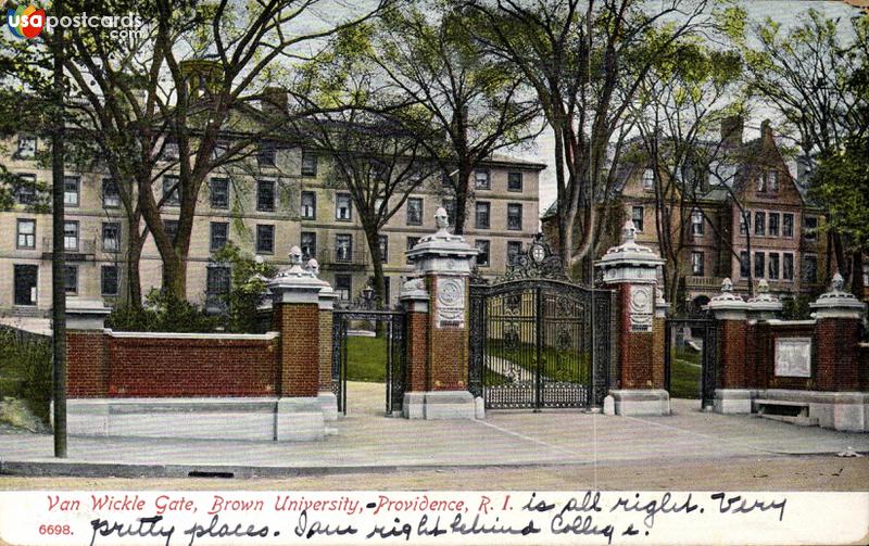 Van Wickle Gate, Brown University