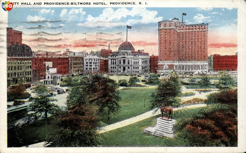 City Hall and Providence - Biltmore Hotel