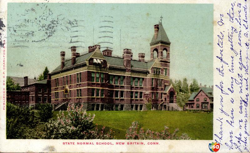 Pictures of New Britain, Connecticut, United States: State Normal School