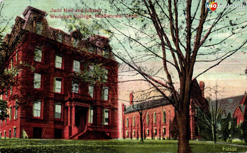 Judd Hall and Library, Wesleyan College