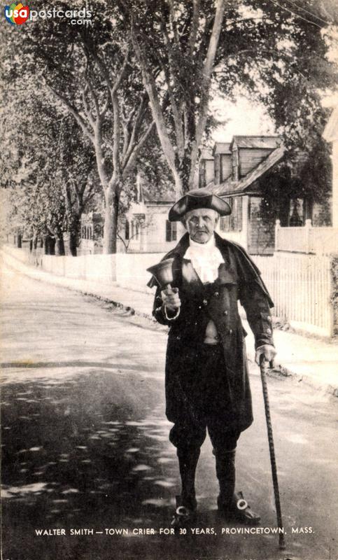 Walter Smith, town crier for 30 years