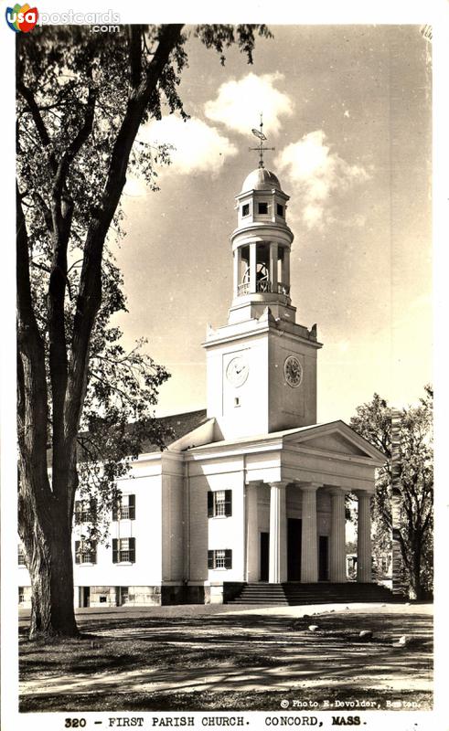 Pictures of Concord, Massachusetts, United States: First Parish Church