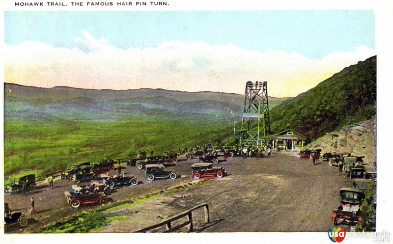 Mohawk Trail, the famous Hair Pin Turn