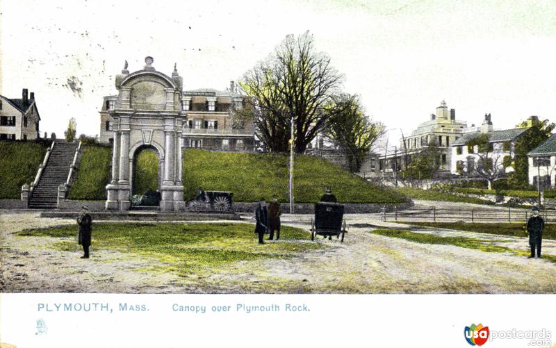 Canopy over Plymouth Rock