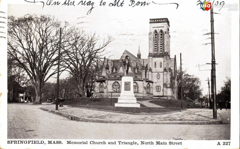 Memorial Church and Triangle, North Main Street