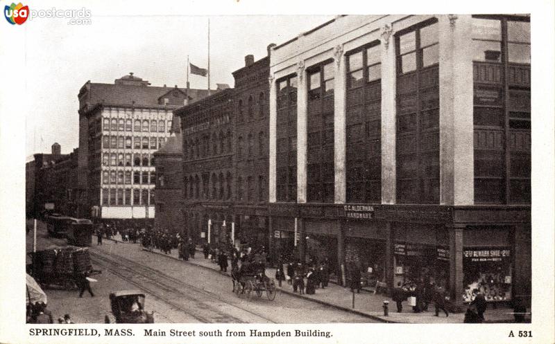 Main Street south from from Hampden Building