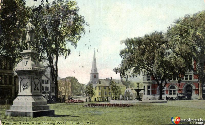 Taunton Green, view looking West