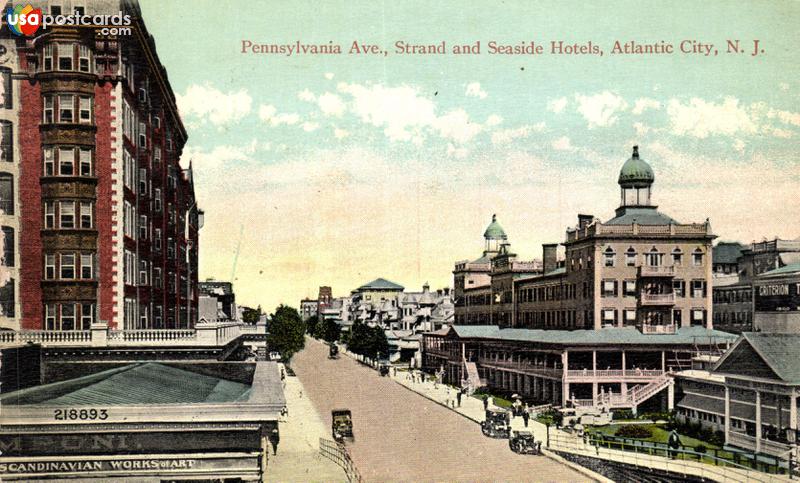 Pennsylvania Avenue, Strand and Seaside Hotels