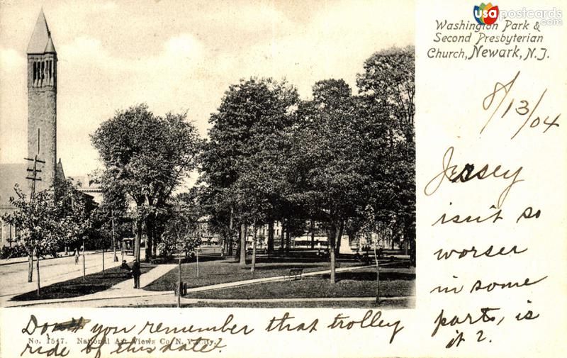 Washington Park and 2nd Presbyterian Church