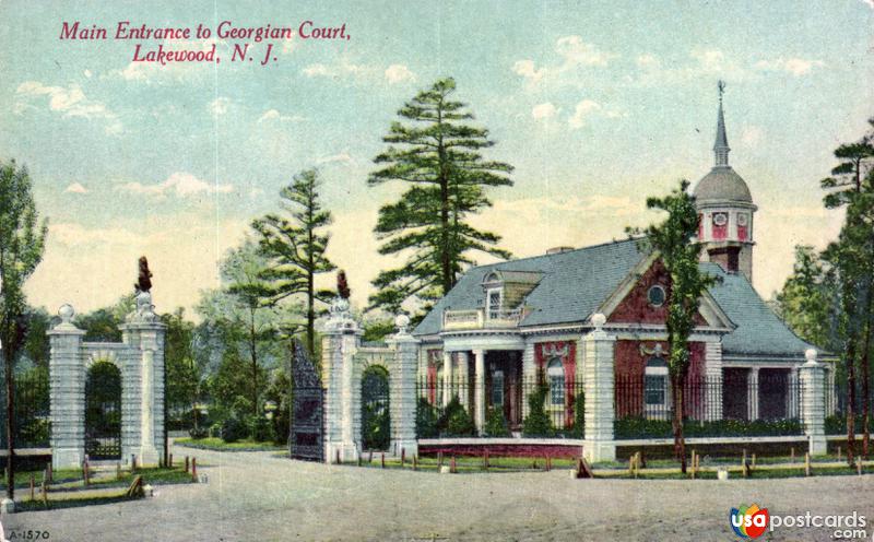 Main entrance to Georgian Court