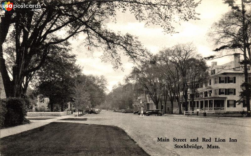 Pictures of Strockbridge, Massachusetts, United States: Main Street and Red Lion Inn