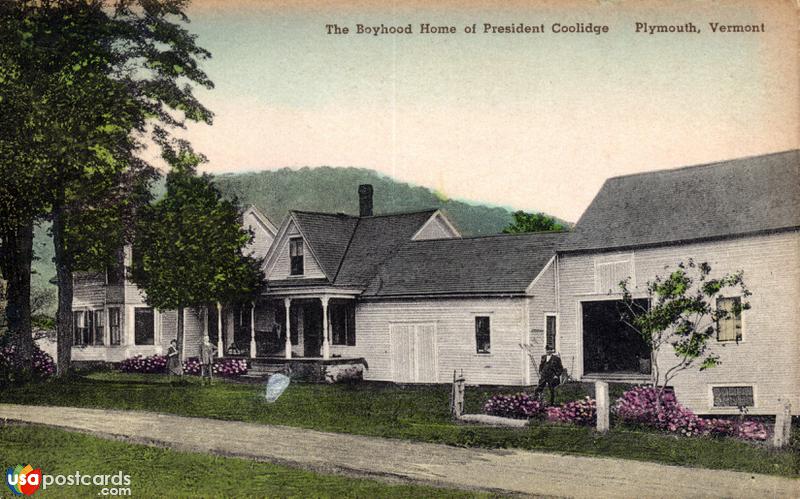 Pictures of Plymouth, Vermont, United States: The boyhood home of President Coolidge