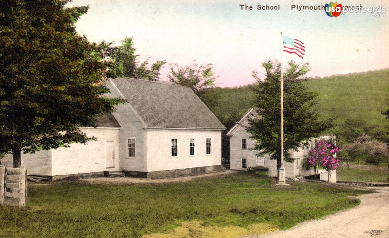 Pictures of Plymouth, Vermont, United States: The School