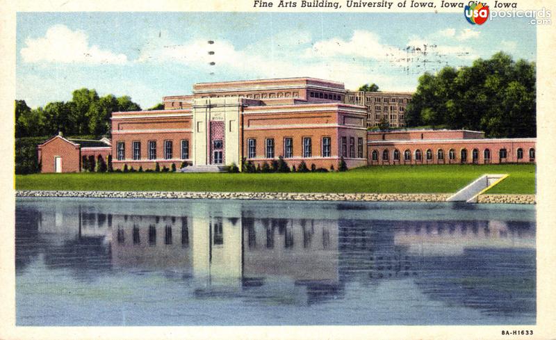 Pictures of Iowa City, Iowa, United States: Fine Arts Building, University of Iowa