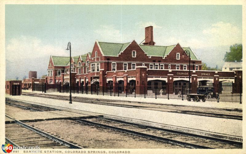 Pictures of Colorado Springs, Colorado, United States: Santa Fe Station