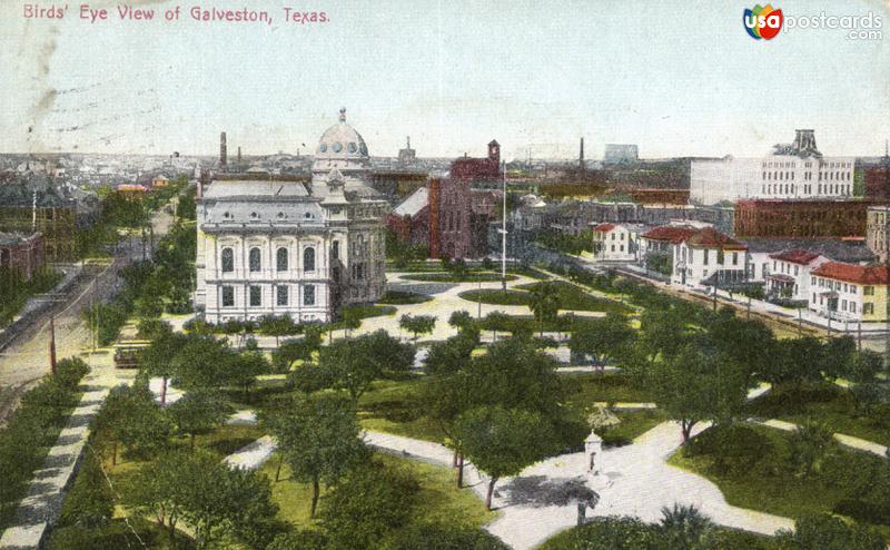 Birds´ Eye View of Galveston