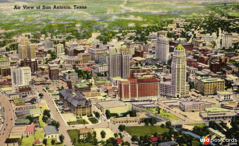 Air View of San Antonio