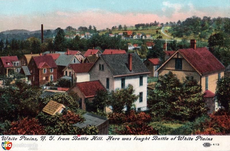 White Plains, N. Y. from Battle Hill