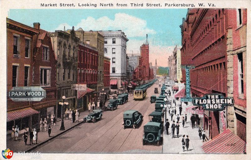 Market Street, looking North from Third Street
