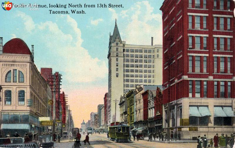 Pacific Avenue, looking North from 13th Street