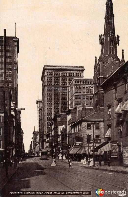 Fourth Street looking West from Main St.