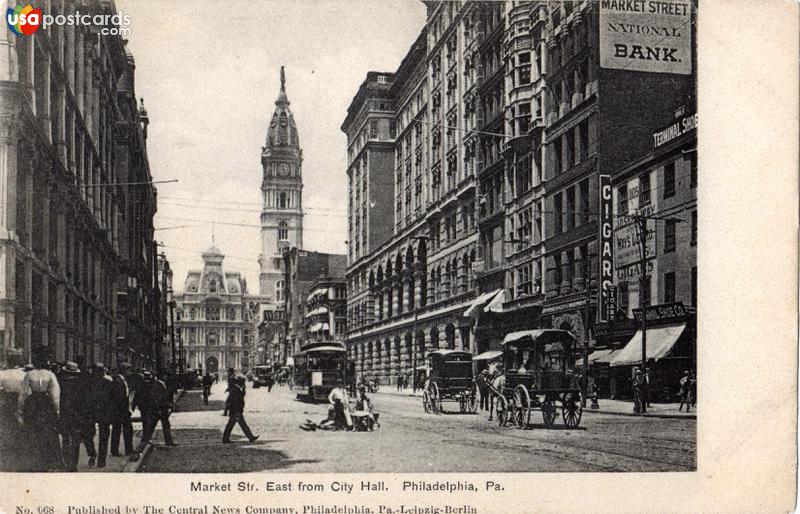 Market Str. East from City Hall