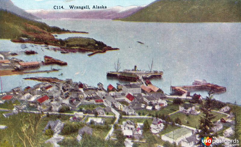 Wrangell, panoramic view