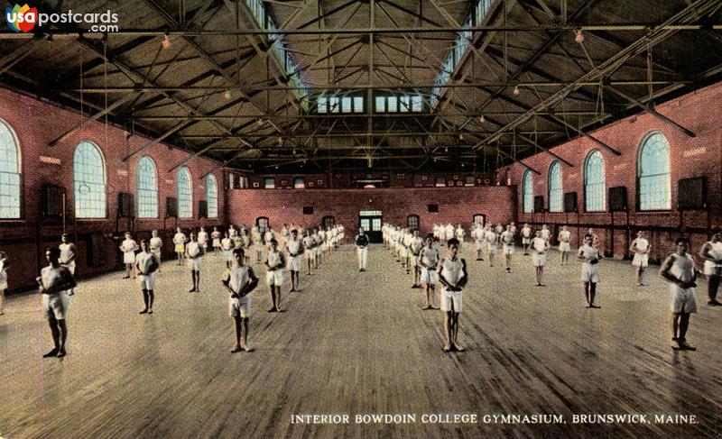 Interior Bowdoin College Gymnasium